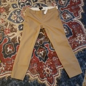 NWT J. Crew Minnie khaki pants, size 4